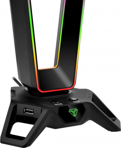 Yenkee RGB fejhallgató állvány USB hub-bal és hangkártyával (YHB 3000)